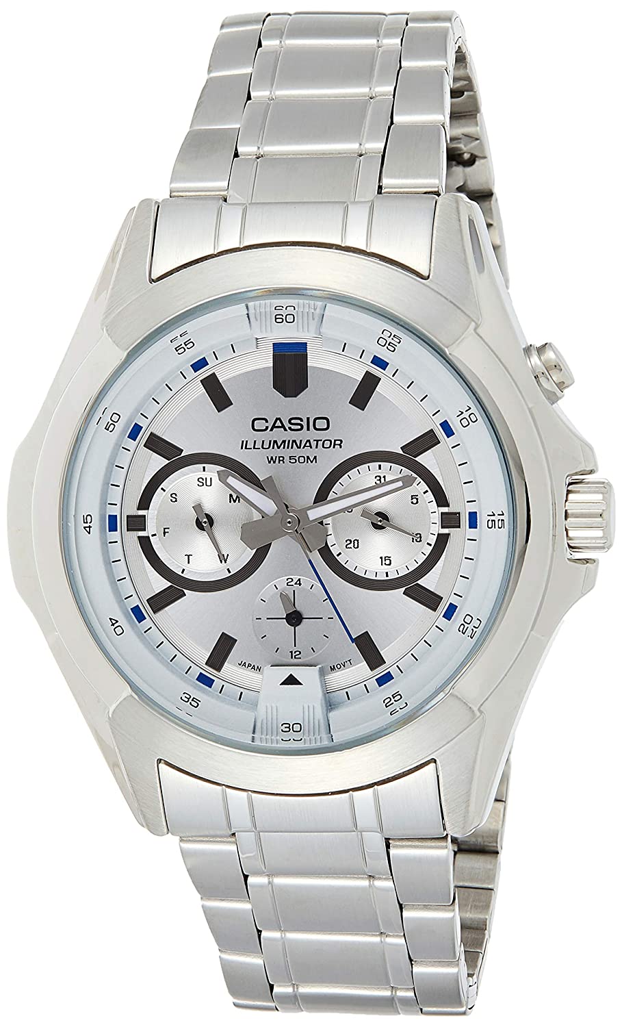 Casio Enticer MTP E204D 7AVDF A1472 FB Multi Dial Men's Watch