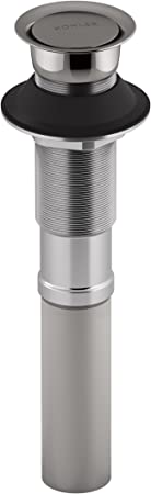Kohler 7124-TT Pop-up clicker Drain Without Overflow Vibrant Titanium
