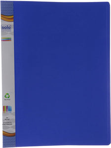 Solo RB407 Ring Binder 2 D Ring 17 mm Economic A4 Blue Pack of 10