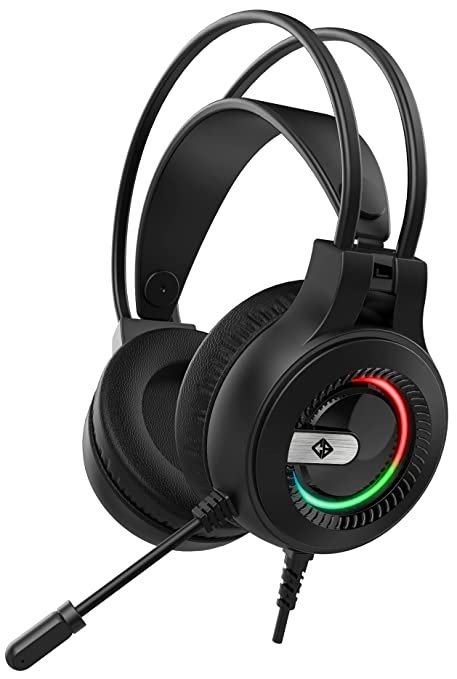 Open Box, Unused Cosmic Byte Titania RGB Gaming Wired On Ear Headphones Pack of 5