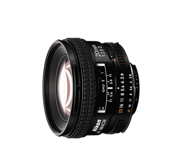 Nikon DSLR कैमरे के लिए Nikon AF Nikkor 20mm F/2.8D प्राइम लेंस