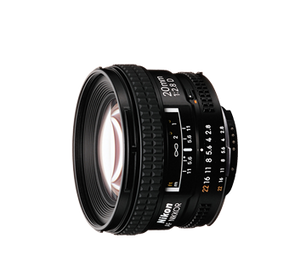 Nikon AF Nikkor 20mm F/2.8D Prime Lens for Nikon DSLR Camera