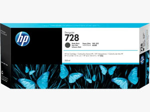 HP 728B 300ml मैट ब्लैक इंक कार्ट्रिज