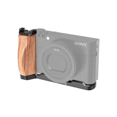 Smallrig Lcs2438 Wooden Hand Grip With Cold Shoe for Sony