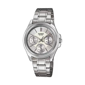 Casio Enticer Ladies LTP 2088D 7AVDF A934 Silver Multi Dial Women's Watch