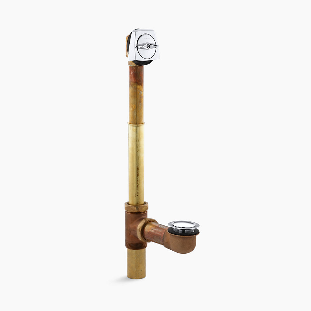 Kohler Clearflo 2inch Adjustable Pop Up Drain With High Volume and Tailpiec K-7167-CP