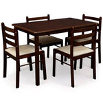 Load image into Gallery viewer, Detec™Solid Wood 4 Seater Dining Table With Cushion Seats

