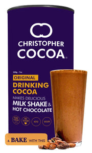 क्रिस्टोफर कोको ड्रिंकिंग चॉकलेट कोको पाउडर 200 ग्राम (2 का पैक)