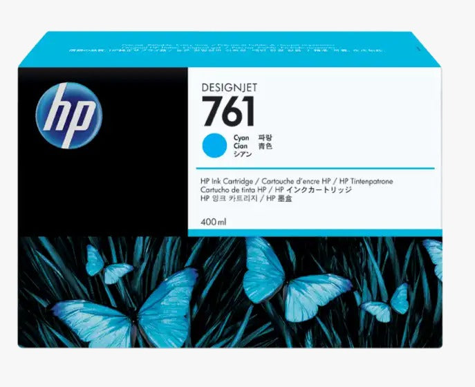 HP 761 400ml Cyan Ink Cartridge