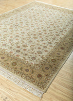 Load image into Gallery viewer, Jaipur Rugs Kashmir Rugs  Light Ivory/Light Tan Color 6&#39;6x9&#39;10 ft
