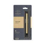 Load image into Gallery viewer, Detec™ Parker Vector Gold Fountain Pen
