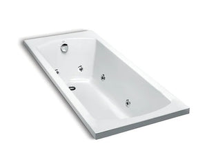 Kohler Ove Drop In Acrylic Whirlpool Without Pillow in White K-1709IN-K-0