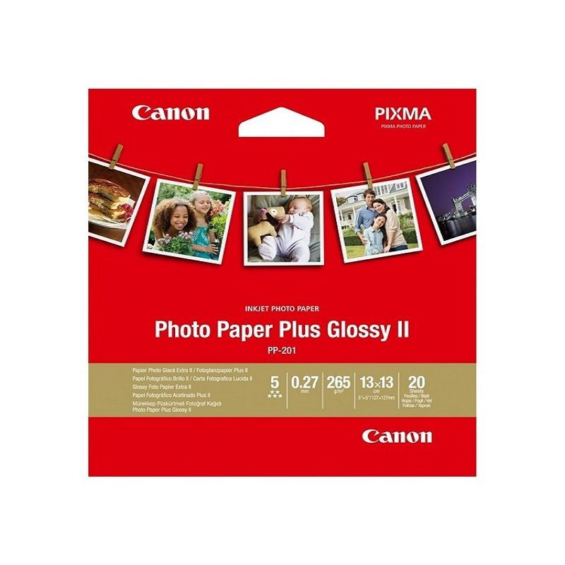 Canon Square Size Photo Paper (5"x 5") Pack of 20 