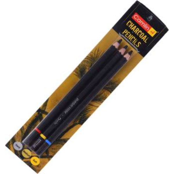 Detec™ कैमलिन चारकोल पेंसिल सेट (10 का पैक)