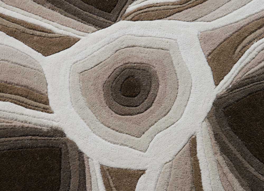 Jaipur Rugs Forest Collection Turkey Tail Wool Material Rugs 5'5x5 ft 