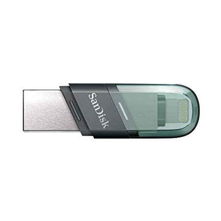 Open Box, Unused SanDisk iXpand USB 3.0 Flash Drive Flip 128GB for iOS Pack of 2