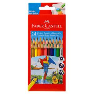 Detec™ Faber Castell Triangular Col Pencil 24s