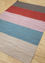 Load image into Gallery viewer, Jaipur Rugs Aqua Modern Polyester Material Flat Weaves Weaving Saffron

