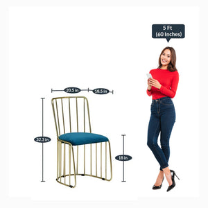 Detec™ Marie Dining Chair - Brass Finish