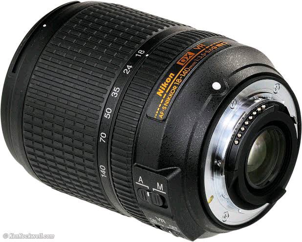 प्रयुक्त Nikon AF S Dx Nikkor 18 140mm F 3.5 5.6 G Ed Vr ज़ूम लेंस