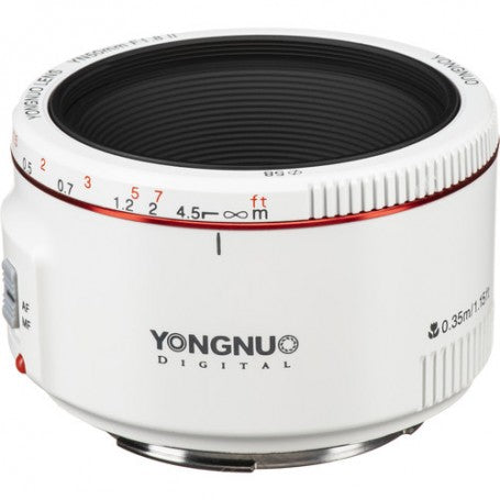 Yongnuo F1.8c Lens for Canon Ef White Yn50mm