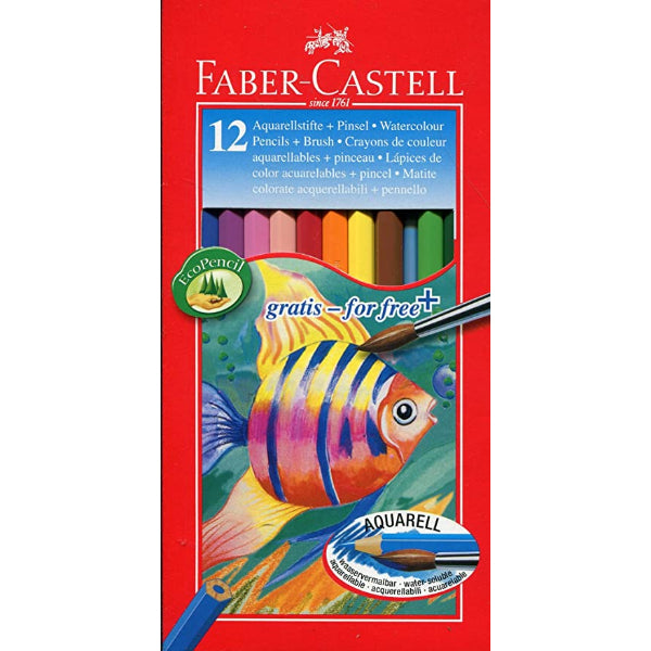 Detec™ Faber Castell Water Color Pencil 12shades