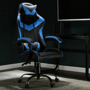 Detec Quad Ergonomic Gaming Chair in Blue & Black Colour