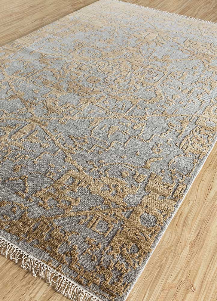 Jaipur Rugs Eden Wool Material Hand Knotted Weaving Item 5x8 ft Light Peach