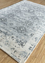 Load image into Gallery viewer, Jaipur Rugs Eden Wool And Viscose Material Hand Knotted Weaving 5x8 ft Skyline Blue
