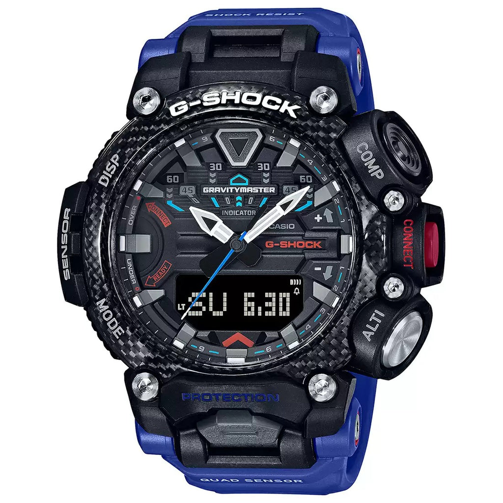 कैसियो जी-शॉक एनालॉग डिजिटल ब्लैक डायल पुरुषों की घड़ी GR B200 1A2DR