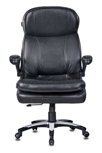 Detec™ High Back Adiko Elegant Double Cushioned Executive Chair In Black