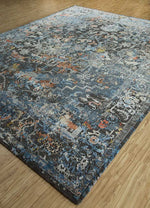 Load image into Gallery viewer, Jaipur Rugs Blithe Wool And Bamboo Silk Material Hand Knotted Weaving BlueBell

