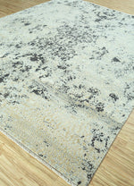 Load image into Gallery viewer, Jaipur Rugs Blithe modern Wool And Silk Material Hand Knotted Weaving 8x10 ft Soft Gold
