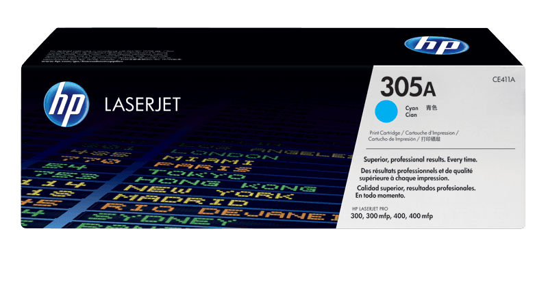 HP 305A Cyan Contract LaserJet Toner Cartridge