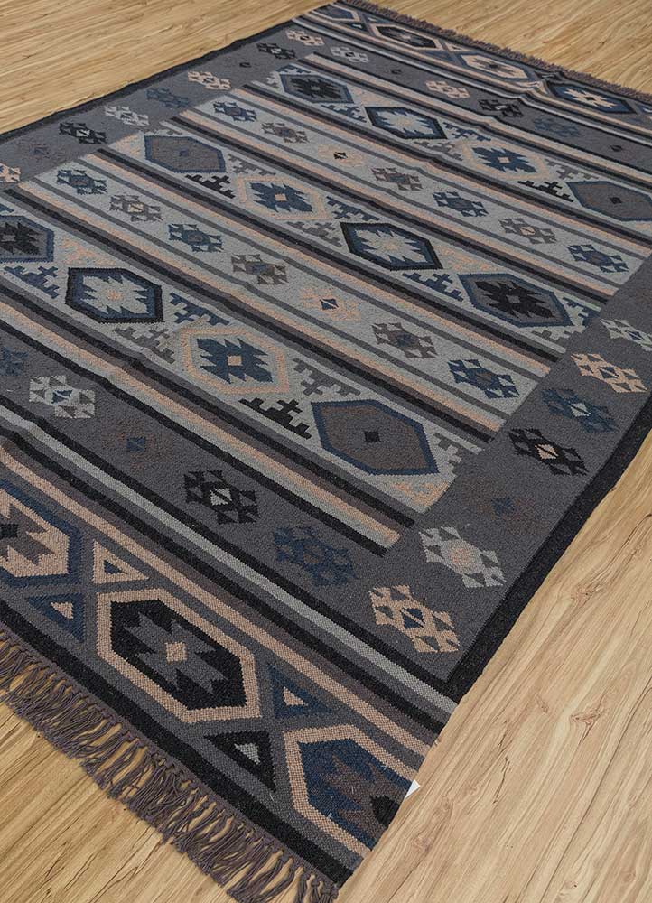 Jaipur Rugs Anatolia Stone Gray Color With Wool Material 5'6x7'6 ft