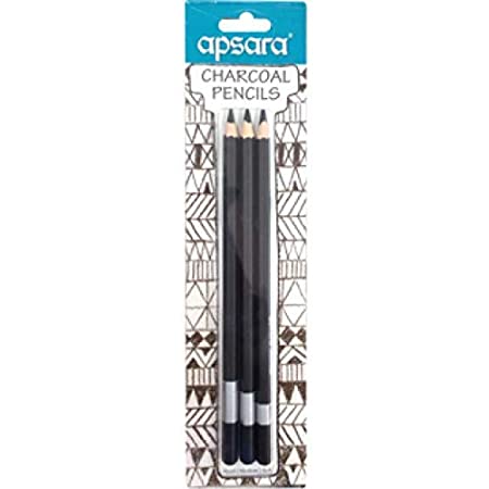 Apsara Charcoal Pencil Pack of 10