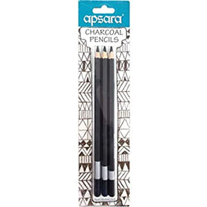 Apsara Charcoal Pencil Pack of 10