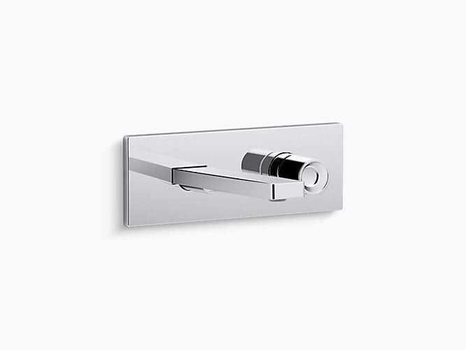 Kohler Composed Single control wall mount basin faucet trim in polished chrome