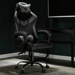 Load image into Gallery viewer, Detec Quad Ergonomic Gaming Chair in Grey &amp; Black Colour
