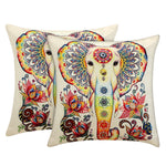 Load image into Gallery viewer, Desi Kapda Ganesh 3D Printed Cushions &amp; Pillows Cover 
