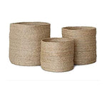 Load image into Gallery viewer, Detec Homzë Set of Three Jute Baskets 
