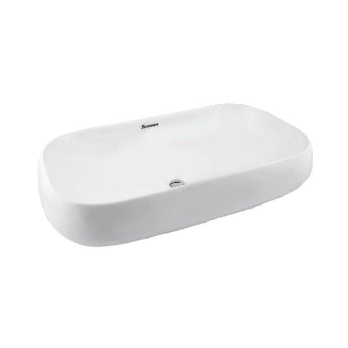 Parryware Table Top Rectangle Shaped White Basin Area Quad C8978