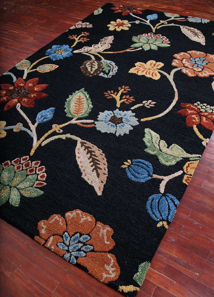 Jaipur Rugs Hacienda Marigold Color Wool And Viscose Material 5x8 ft