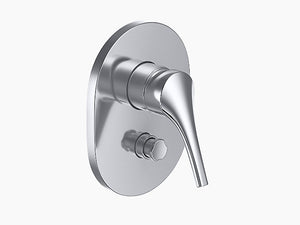 Kohler VIVE K-23971IN-4FP-CP Recessed bath and shower trim with diverter in polished chrome
