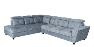 Detec™ Hauke RHS 3 Seater Sofa with Lounger - Grey Color