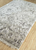 Load image into Gallery viewer, Jaipur Rugs Liberty White / Silver Mild Coarse Texture 5x8 ft
