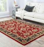 Load image into Gallery viewer, Jaipur Rugs Mythos Rugs Red/Ebony Color
