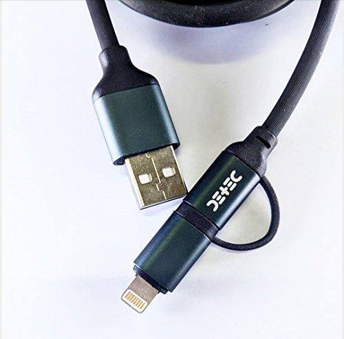 Data Cable - 2-in-1 USB Type Data & Charging Cable - Lightning & Micro USB Port