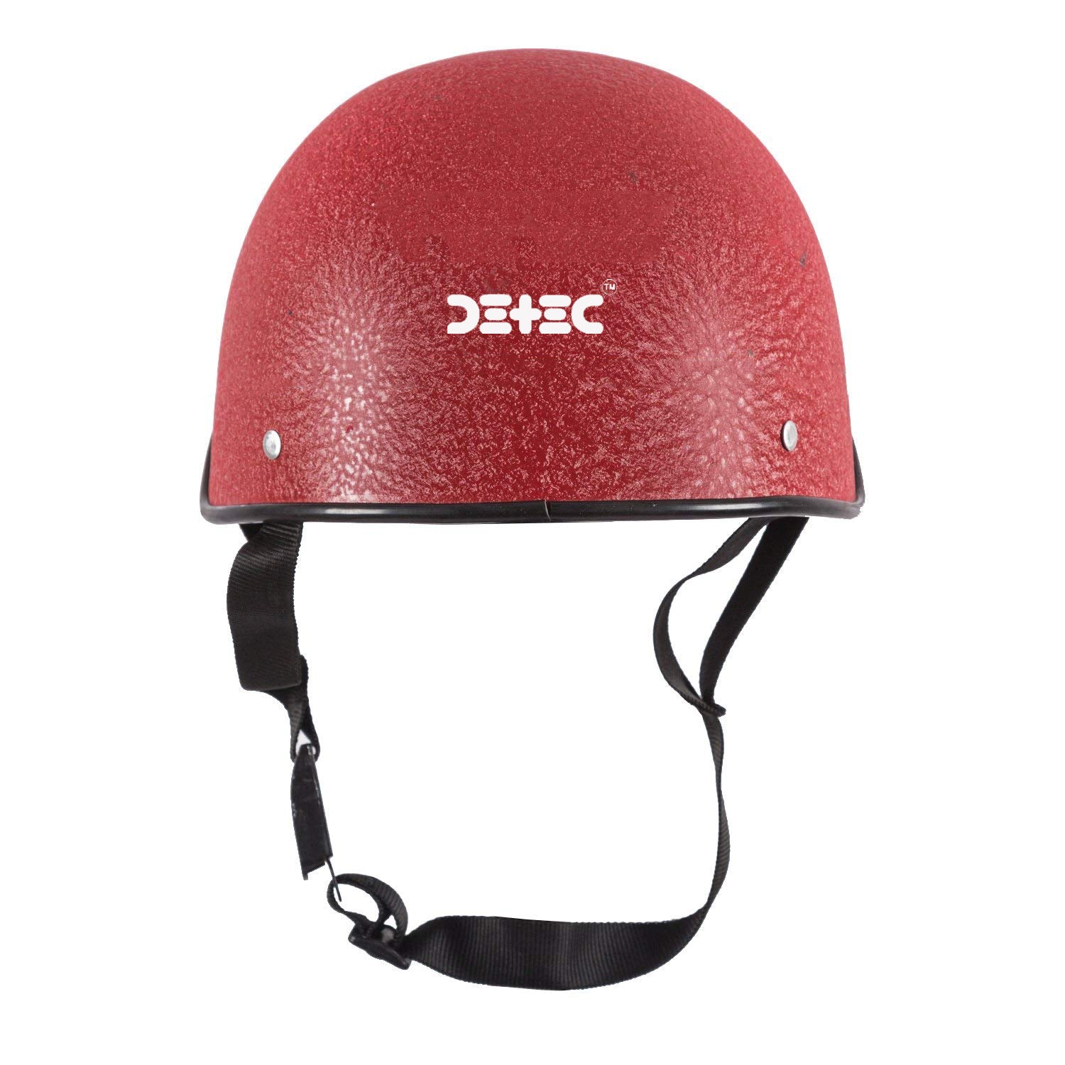 Detec™ Safety Helmet with Quick Release Strap for Men & Women (Red, Free Size)