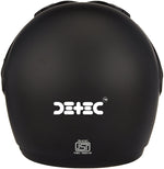 गैलरी व्यूवर में इमेज लोड करें, Detec™ Open Face Helmet with Peak (Dull Black, M)
